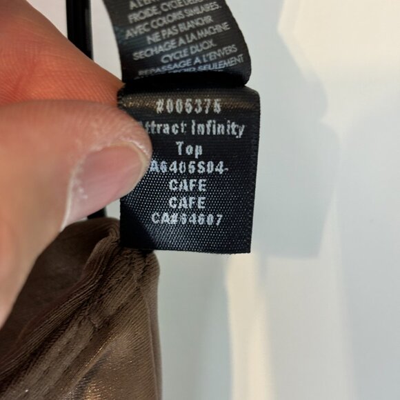 Koral Brown One-Shoulder Sports Bra - Picture 5 of 11